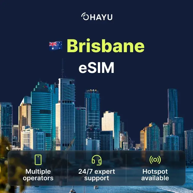 eSIM for Brisbane