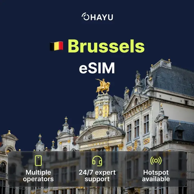 eSIM for Brussels
