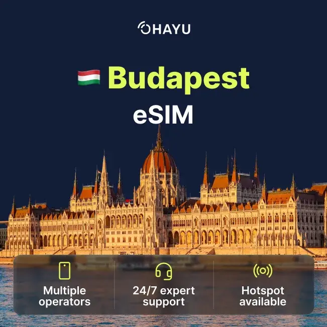 eSIM for Budapest