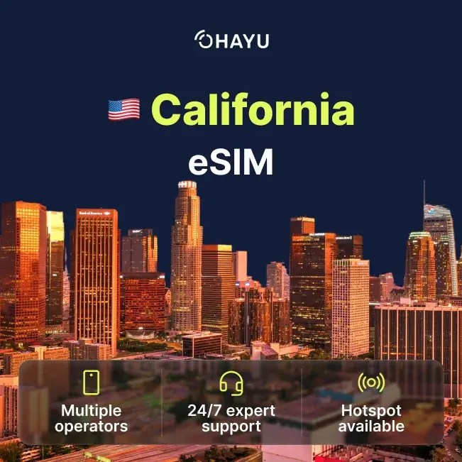 eSIM for California
