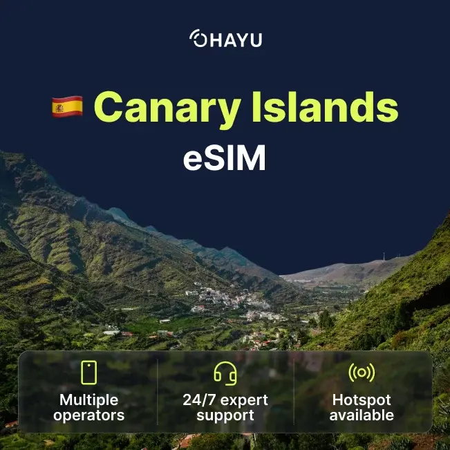 Canary Islands eSIM eSIM for Canary Islands