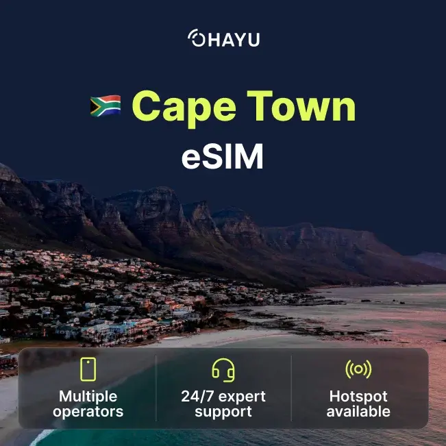 eSIM for Cape Town