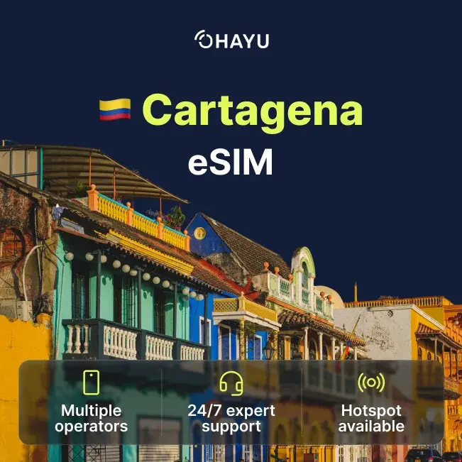 eSIM for Cartagena