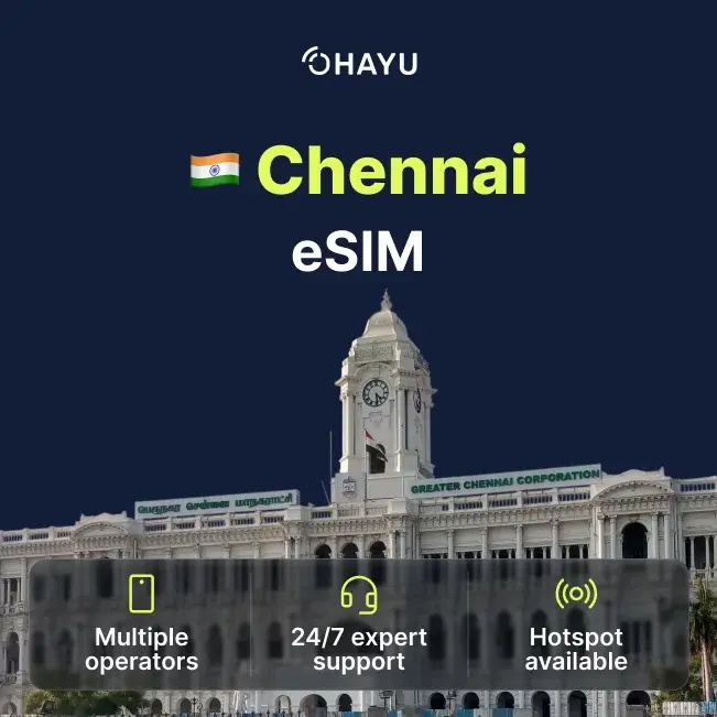 eSIM for Chennai