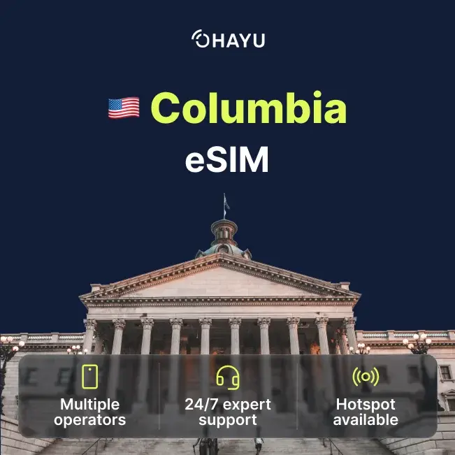 eSIM for Columbia