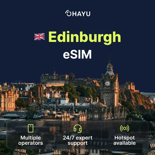 Edinburgh eSIM eSIM for Edinburgh