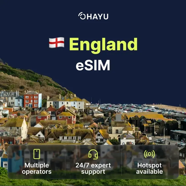 eSIM for England