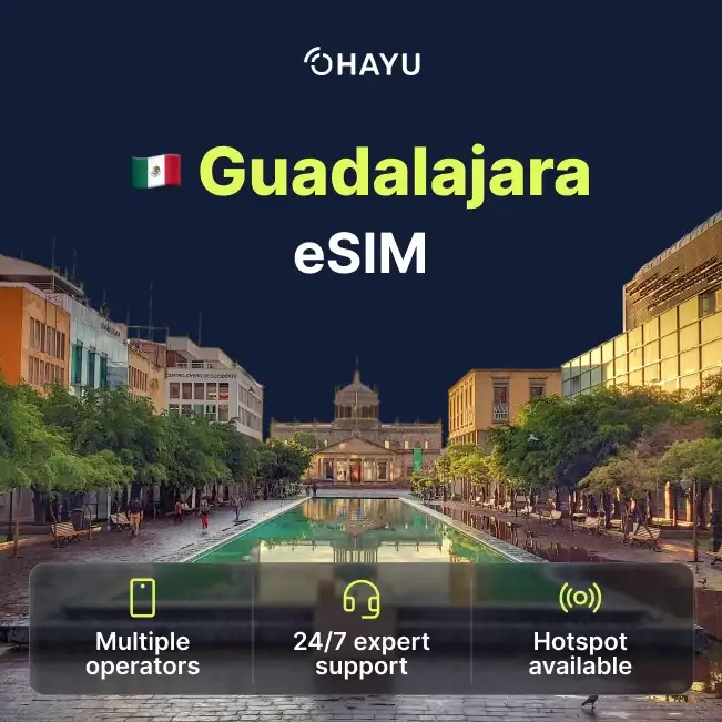eSIM for Guadalajara