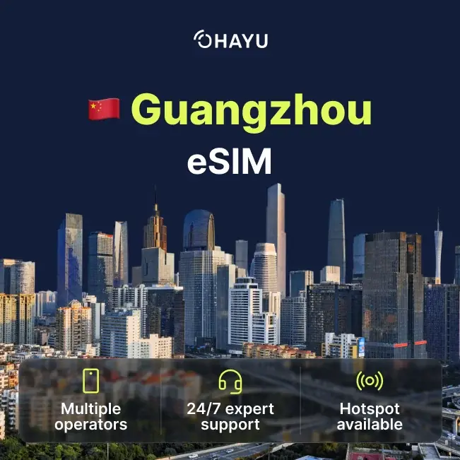 eSIM for Guangzhou