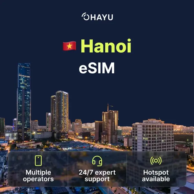 eSIM for Hanoi