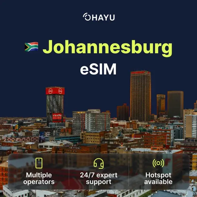 Johannesburg eSIM eSIM for Johannesburg
