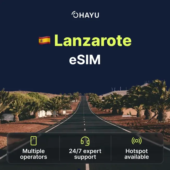 Lanzarote eSIM eSIM for Lanzarote
