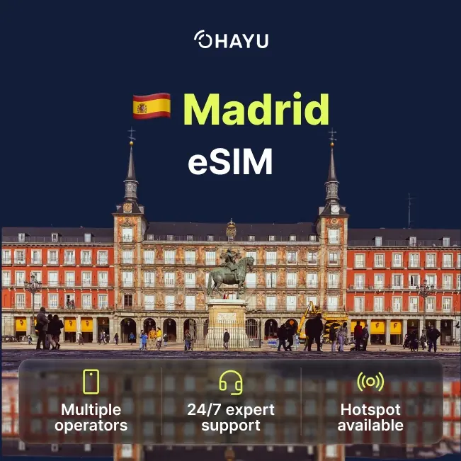 Madrid eSIM eSIM for Madrid