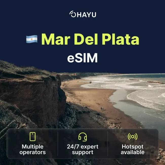 eSIM for Mar del Plata