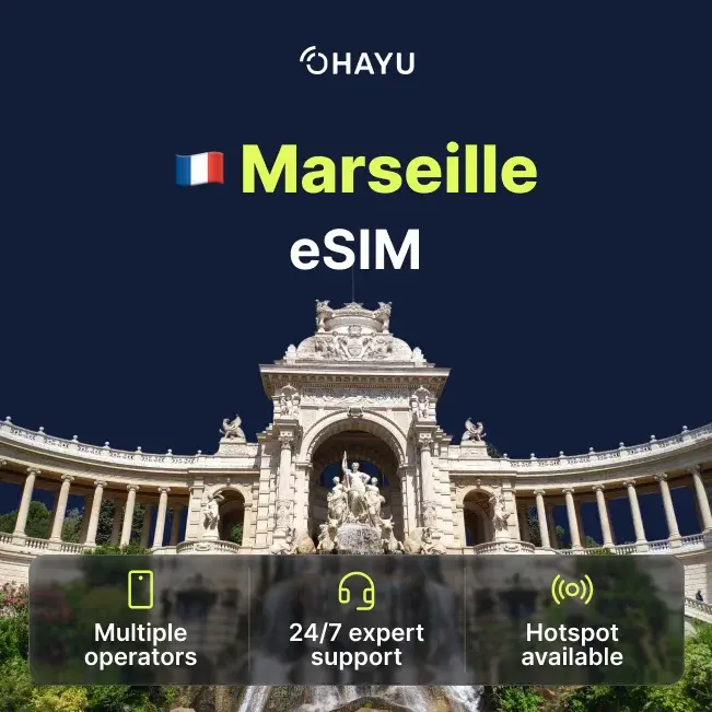 eSIM for Marseille