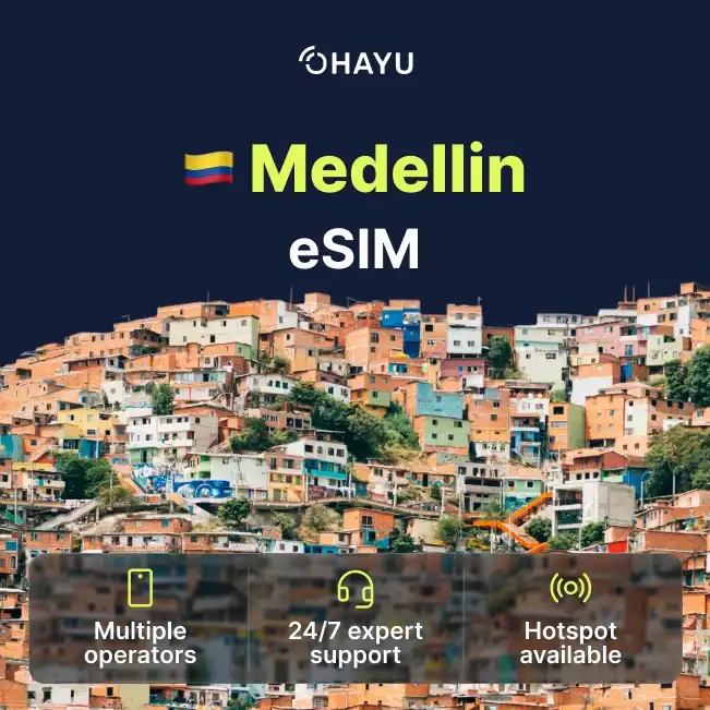 eSIM for Medellín
