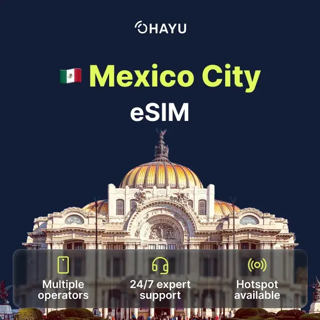 Mexico City eSIM eSIM for Mexico City