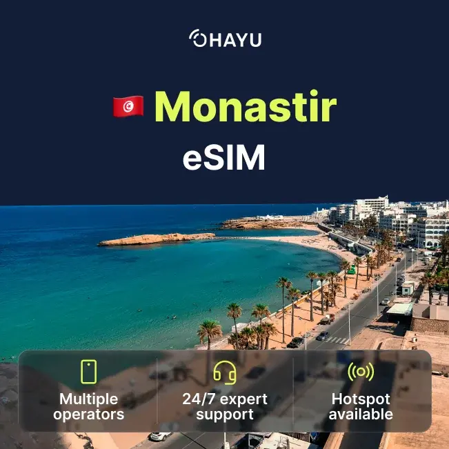 eSIM for Monastir