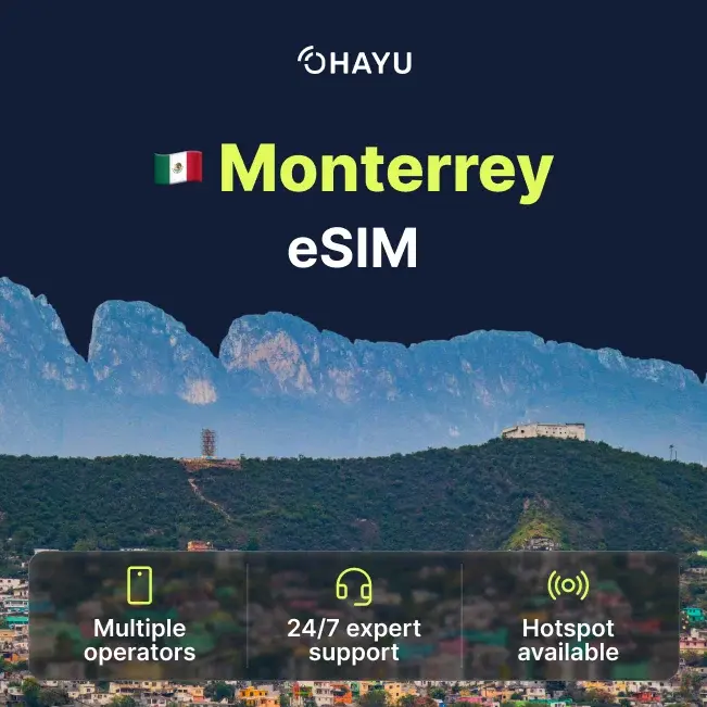 eSIM for Monterrey