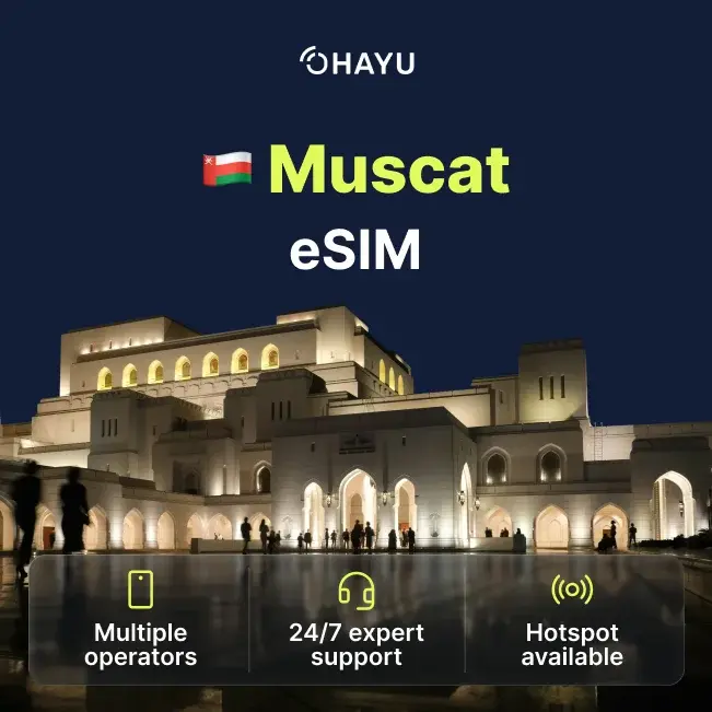 eSIM for Muscat