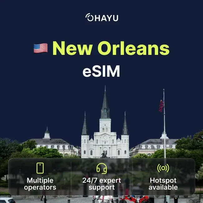 New Orleans eSIM eSIM for New Orleans