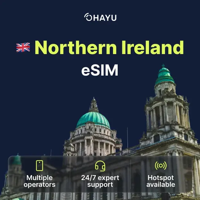 Northern Ireland eSIM eSIM for Northern Ireland
