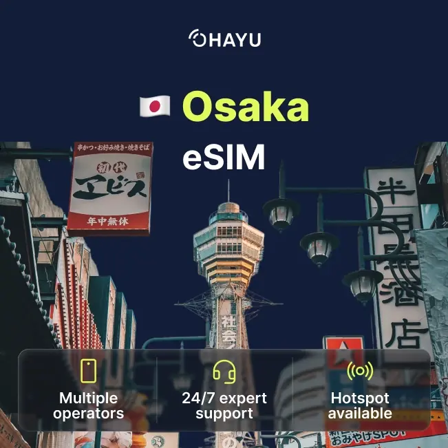 Osaka eSIM eSIM for Osaka