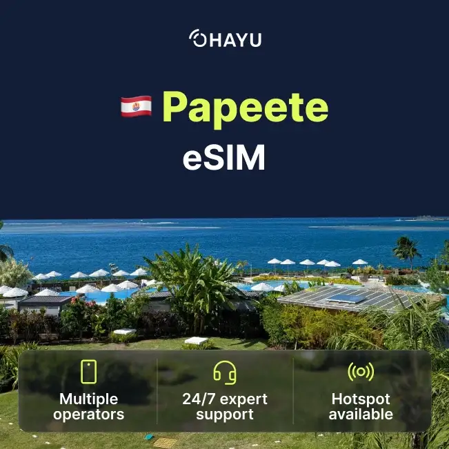 eSIM for Papeete