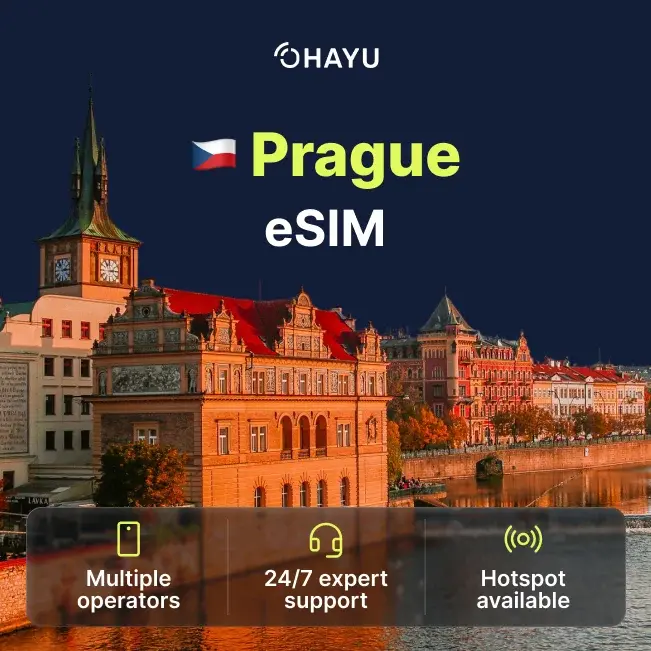 eSIM for Prague