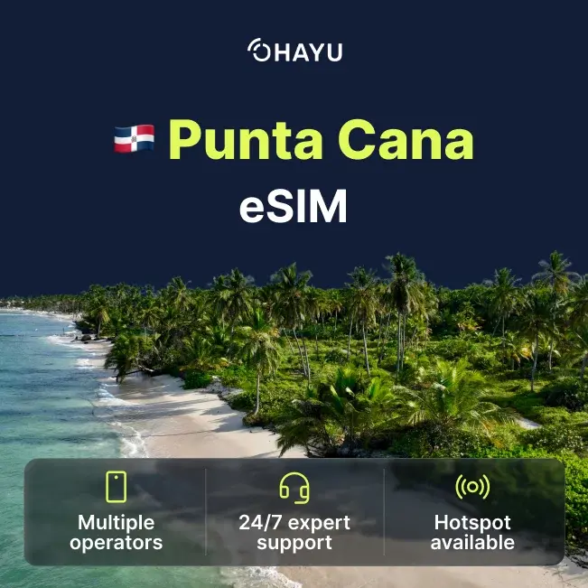 Punta Cana eSIM eSIM for Punta Cana