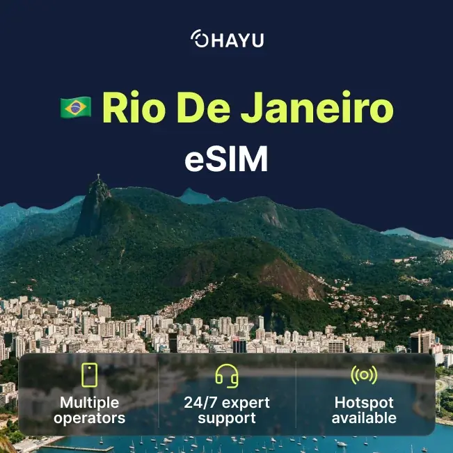 Rio De Janeiro eSIM eSIM for Rio de Janeiro