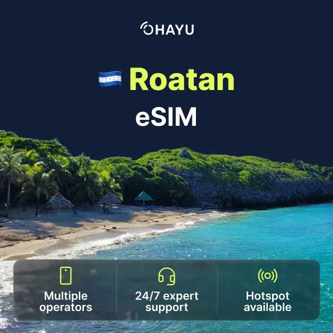 eSIM for Roatan