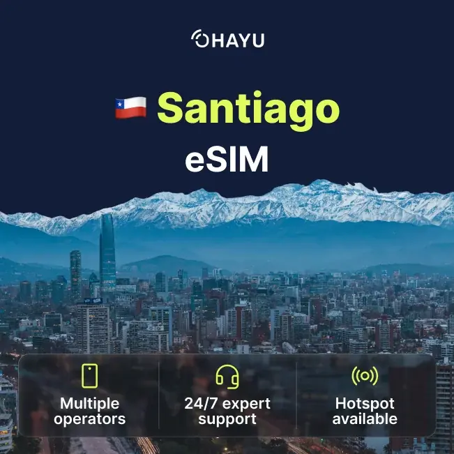 eSIM for Santiago