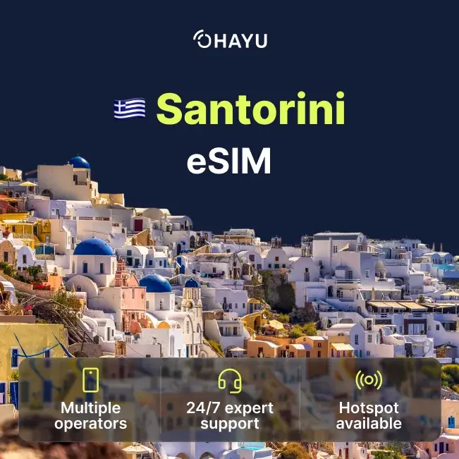 eSIM for Santorini