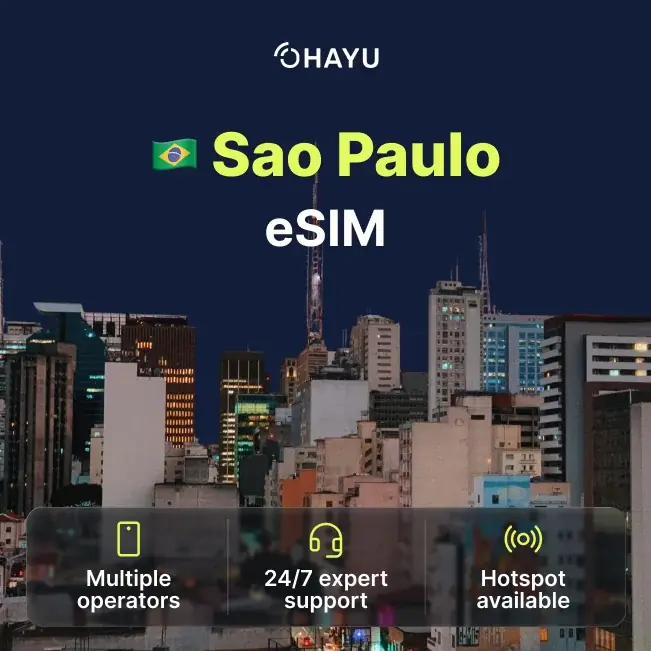 Sao Paulo eSIM eSIM for São Paulo
