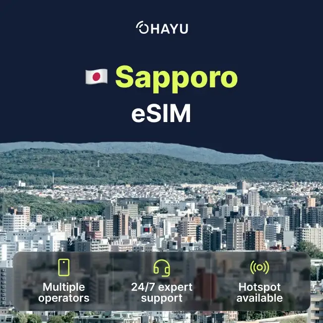 Sapporo eSIM eSIM for Sapporo