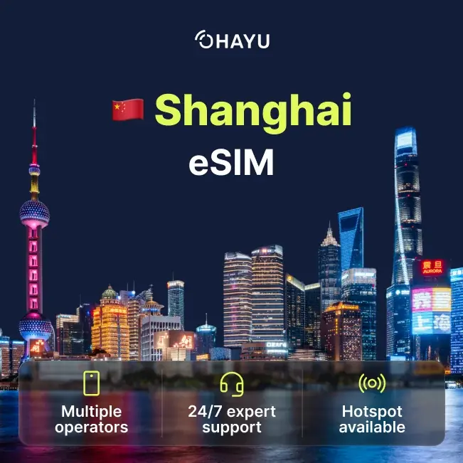 eSIM for Shanghai