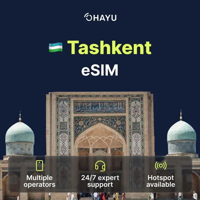 Tashkent eSIM eSIM for Tashkent