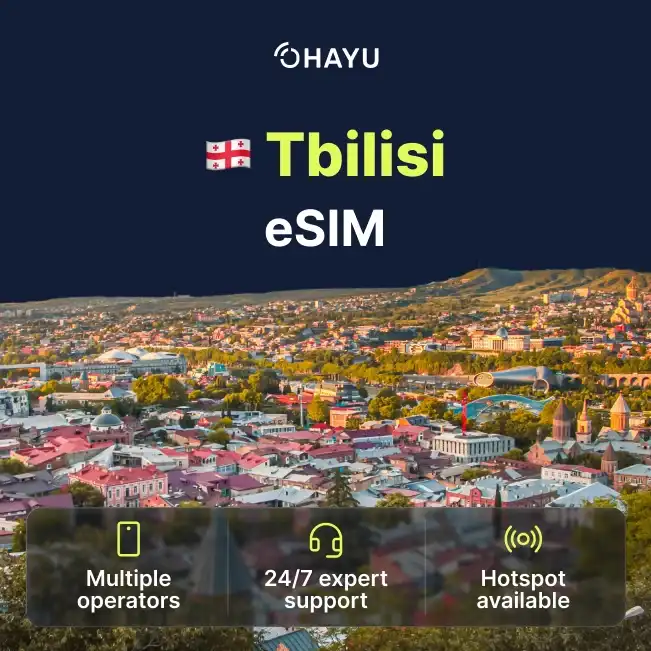 eSIM for Tbilisi