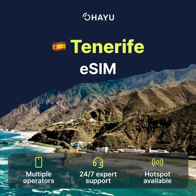 eSIM for Tenerife