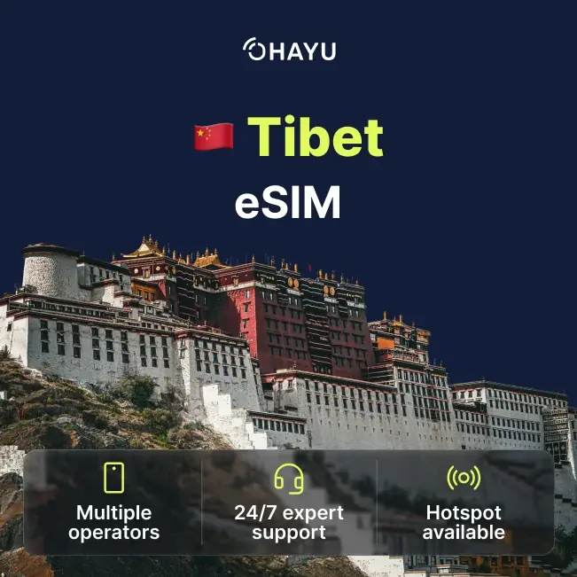 eSIM for Tibet