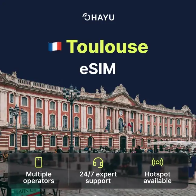 eSIM for Toulouse