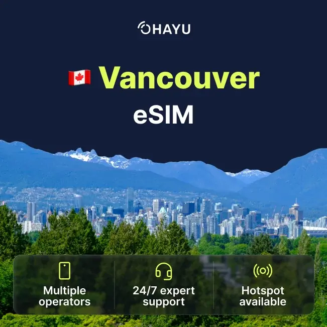 eSIM for Vancouver