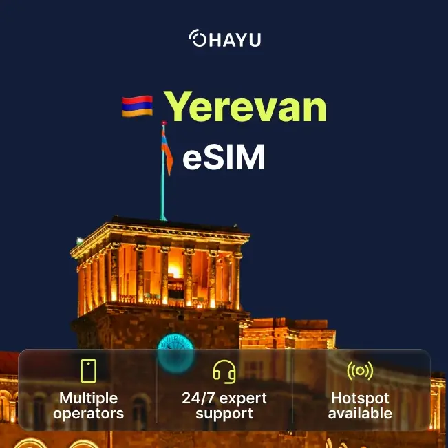 Yerevan eSIM eSIM for Yerevan
