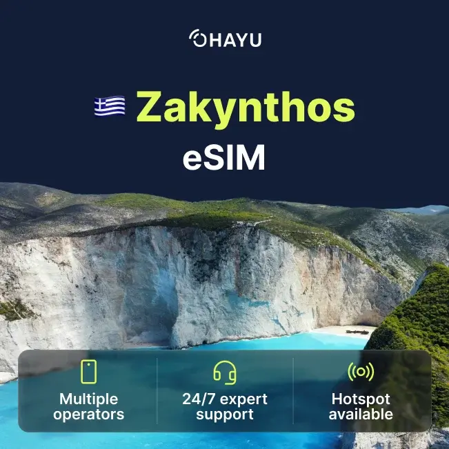 eSIM for Zakynthos