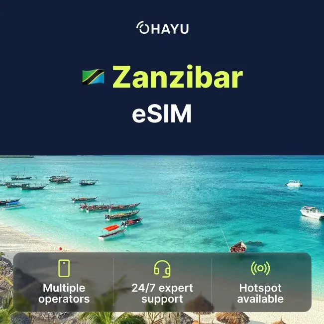 eSIM for Zanzibar